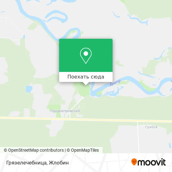 Карта Грязелечебница