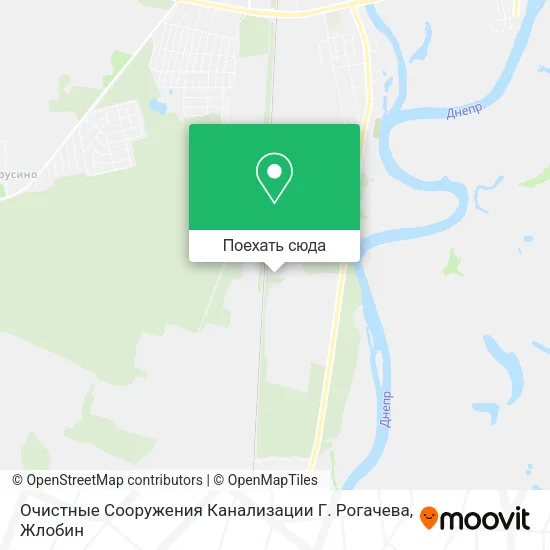 Карта Очистные Сооружения Канализации Г. Рогачева