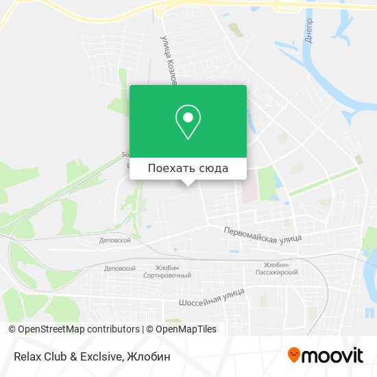 Карта Relax Club & Exclsive