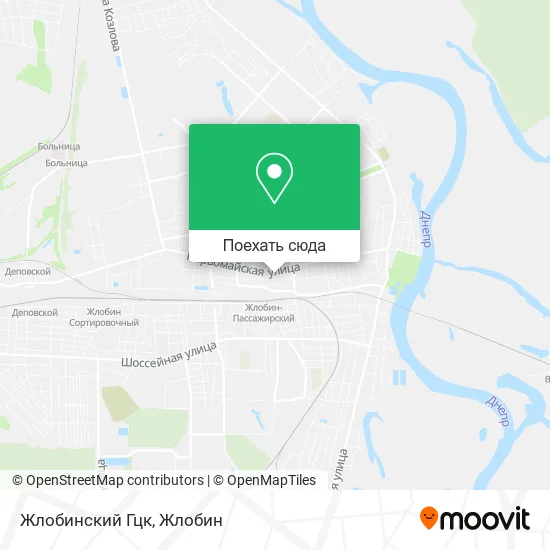 Карта Жлобинский Гцк