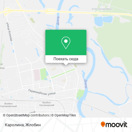 Карта Каролина