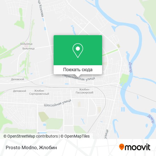 Карта Prosto Modno