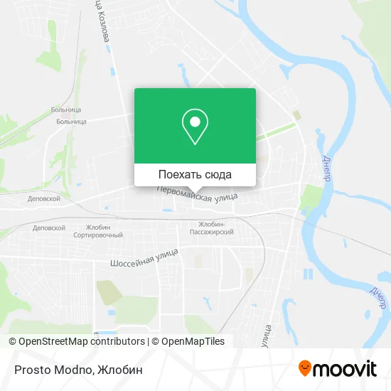 Карта Prosto Modno
