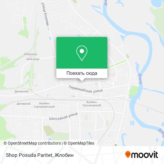 Карта Shop Posuda Paritet