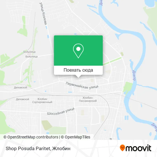 Карта Shop Posuda Paritet