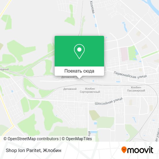 Карта Shop Ion Paritet