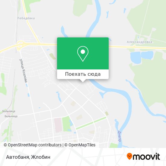 Карта Автобаня