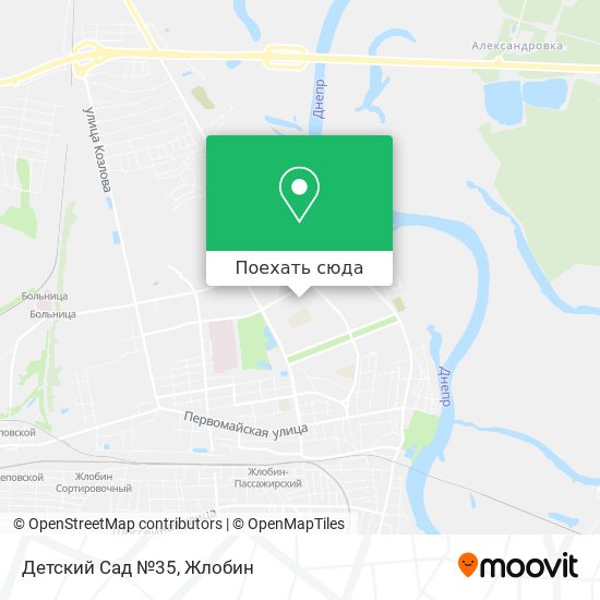 Карта Детский Сад №35