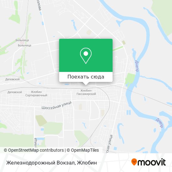Карта Железнодорожный Вокзал