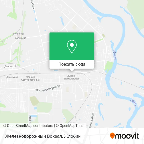 Карта Железнодорожный Вокзал