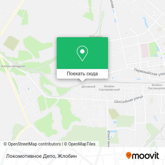 Карта Локомотивное Депо