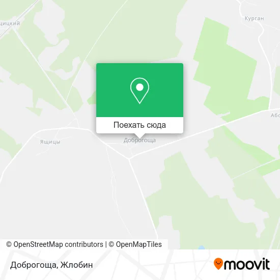 Карта Доброгоща