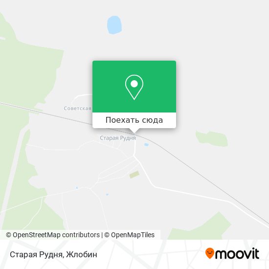 Карта Старая Рудня