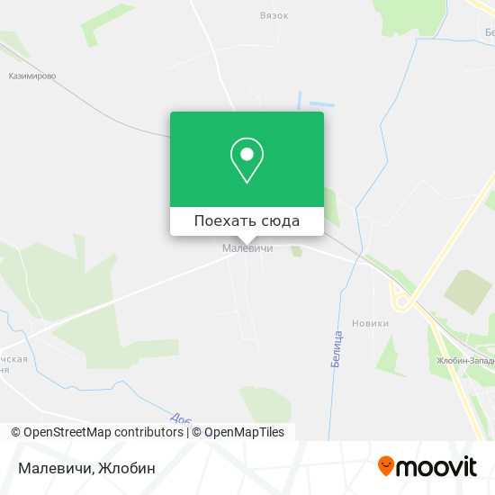 Карта Малевичи