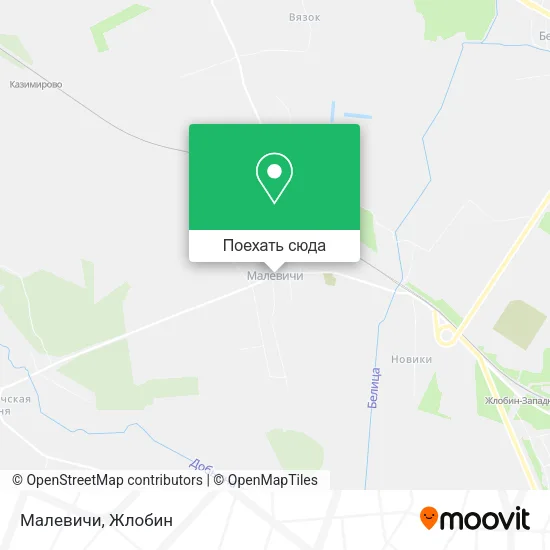 Карта Малевичи