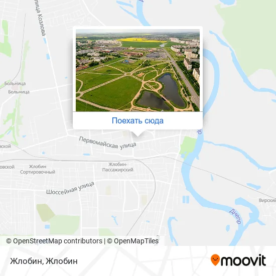 Карта Жлобин