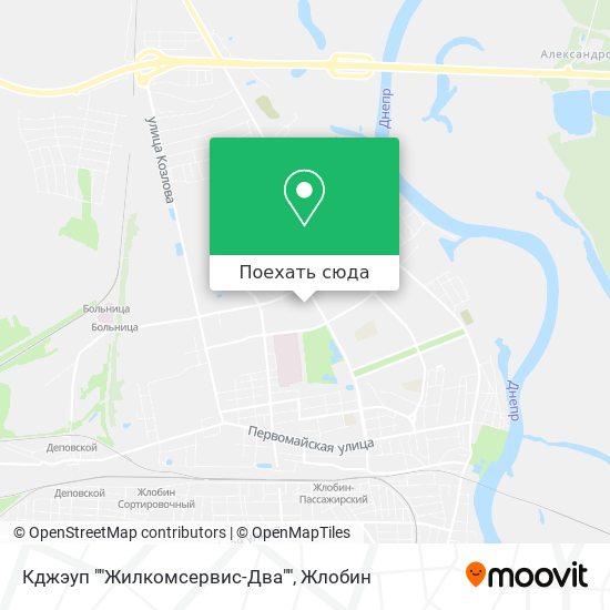 Карта Кджэуп ""Жилкомсервис-Два""
