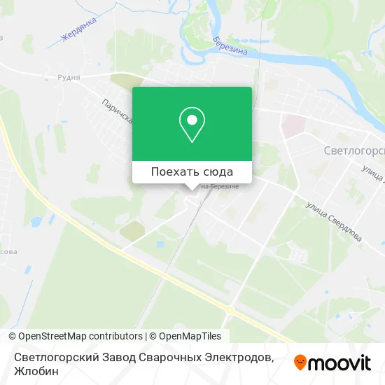 Карта Светлогорский Завод Сварочных Электродов