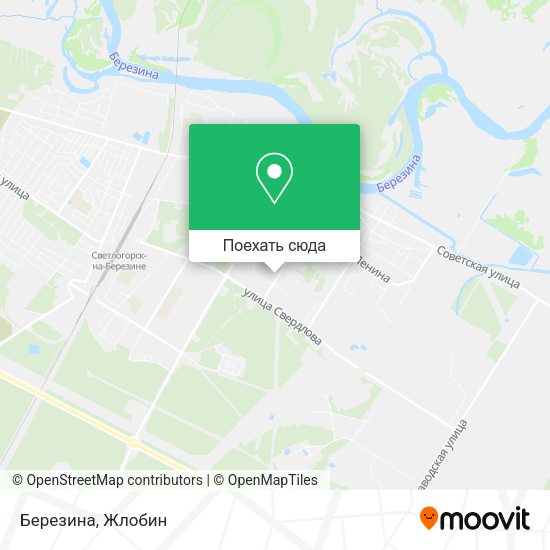 Карта Березина