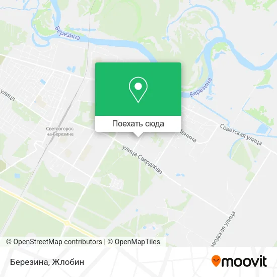 Карта Березина