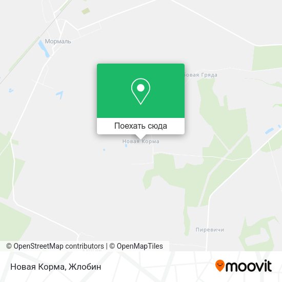 Карта Новая Корма