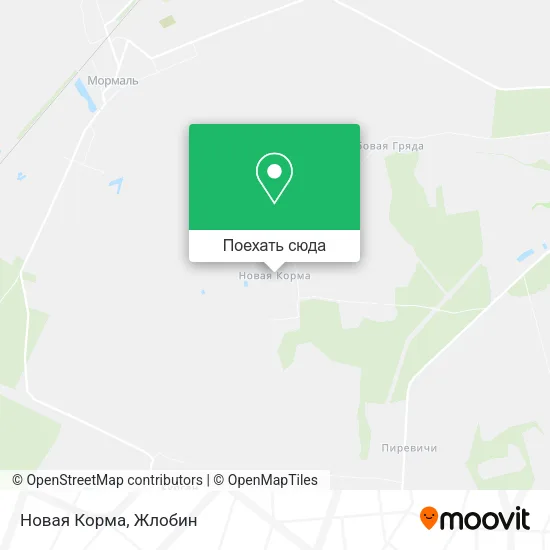 Карта Новая Корма