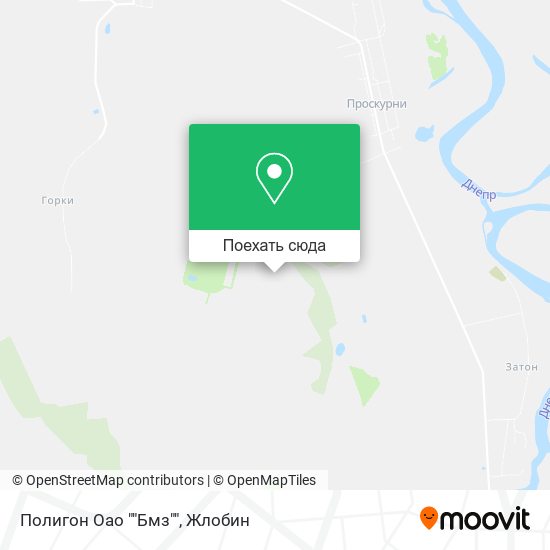 Карта Полигон Оао "Бмз"