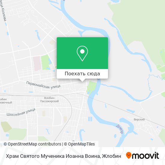 Карта Храм Святого Мученика Иоанна Воина