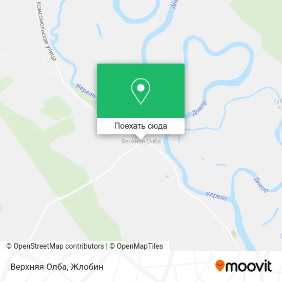 Карта Верхняя Олба