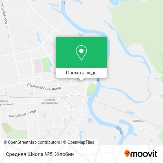 Карта Средняя Школа №5