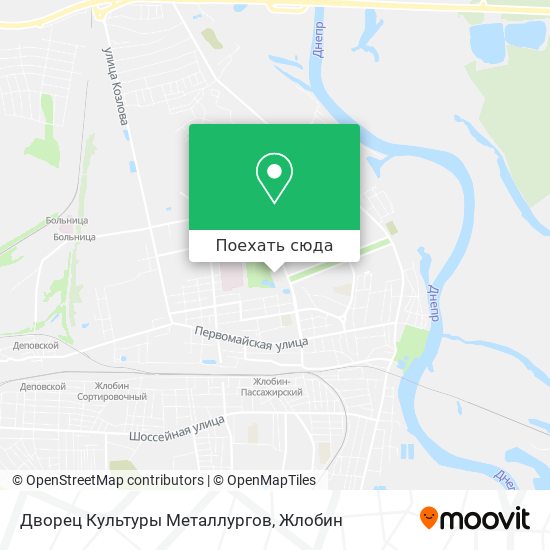 Карта Дворец Культуры Металлургов
