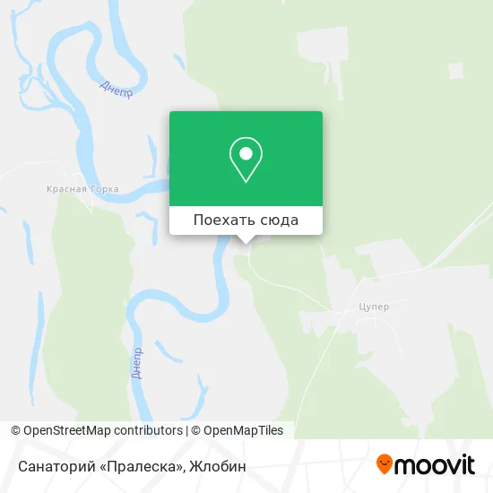 Карта Санаторий «Пралеска»