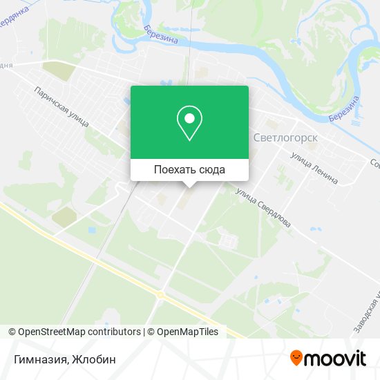 Карта Гимназия