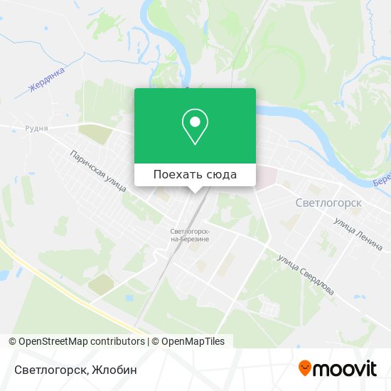 Карта Светлогорск