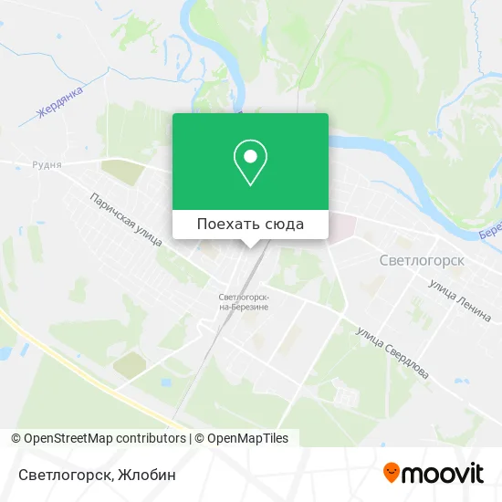 Карта Светлогорск
