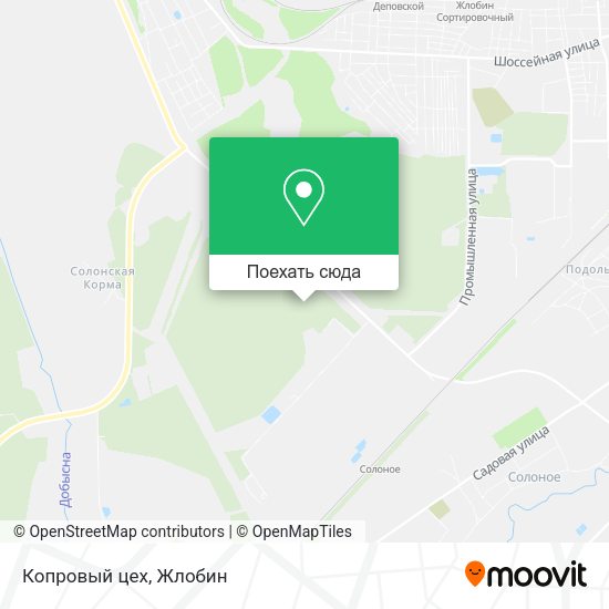 Карта Копровый цех