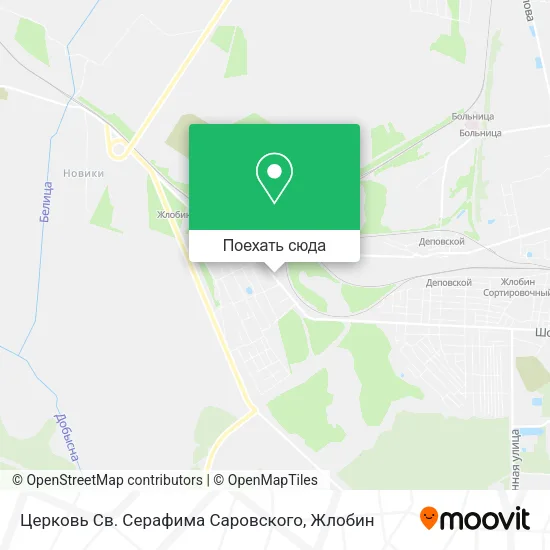 Карта Церковь Св. Серафима Саровского