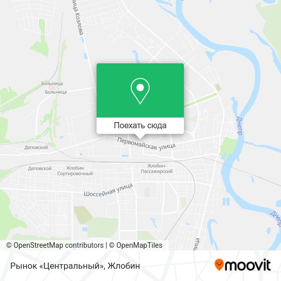Карта Рынок «Центральный»