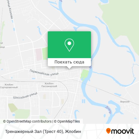 Карта Тренажерный Зал (Трест 40)