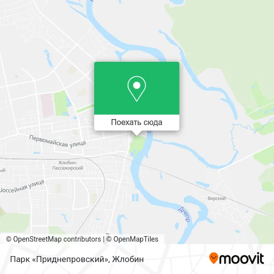 Карта Парк «Приднепровский»