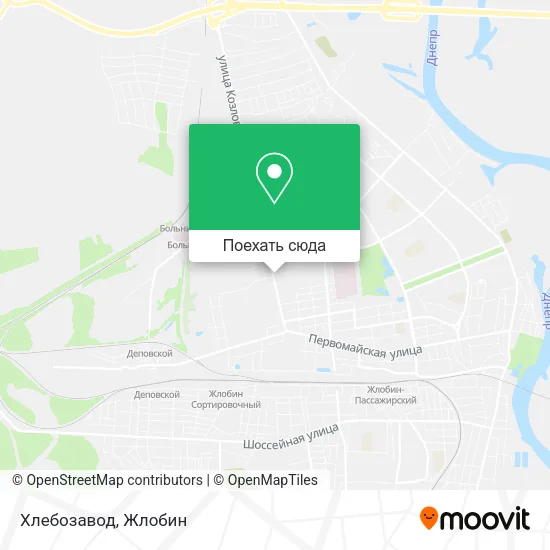 Карта Хлебозавод