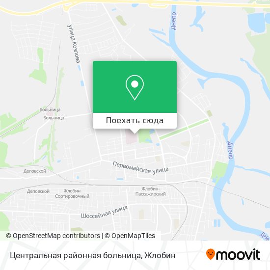 Карта Центральная районная больница
