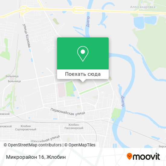 Карта Микрорайон 16