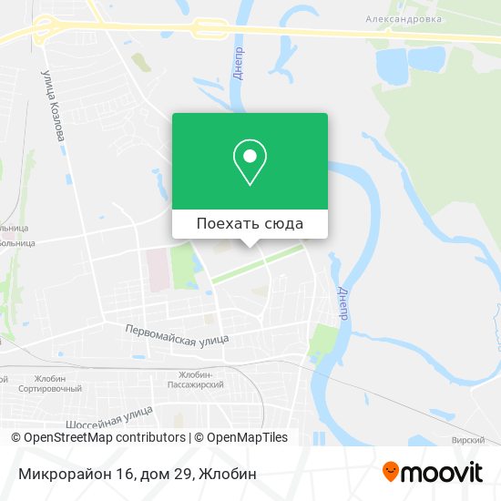 Карта Микрорайон 16, дом 29