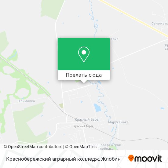 Карта Краснобережский аграрный колледж