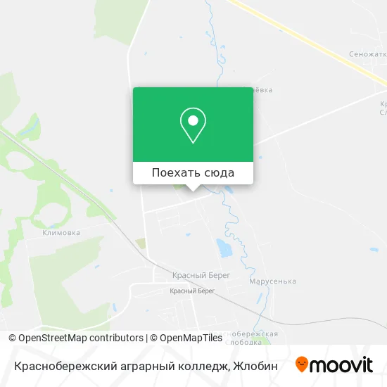 Карта Краснобережский аграрный колледж
