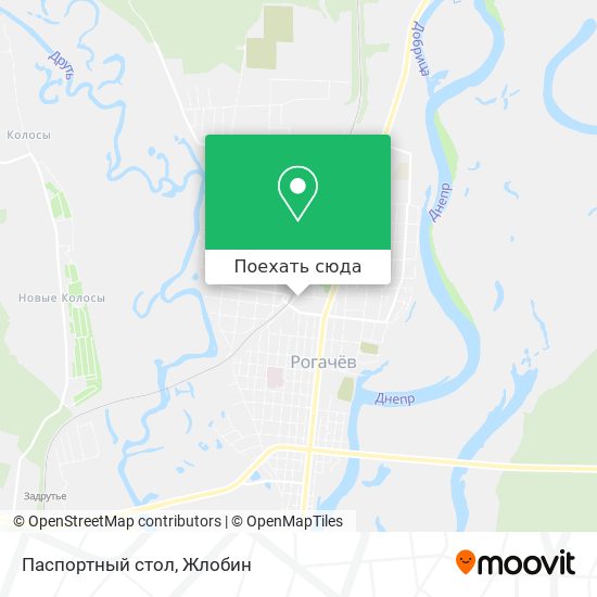 Карта Паспортный стол