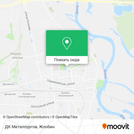 Карта ДК Металлургов