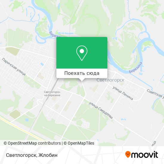 Карта Светлогорск