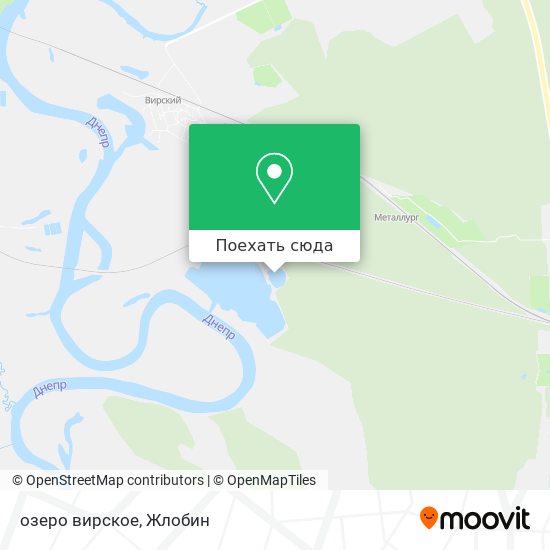Карта озеро вирское
